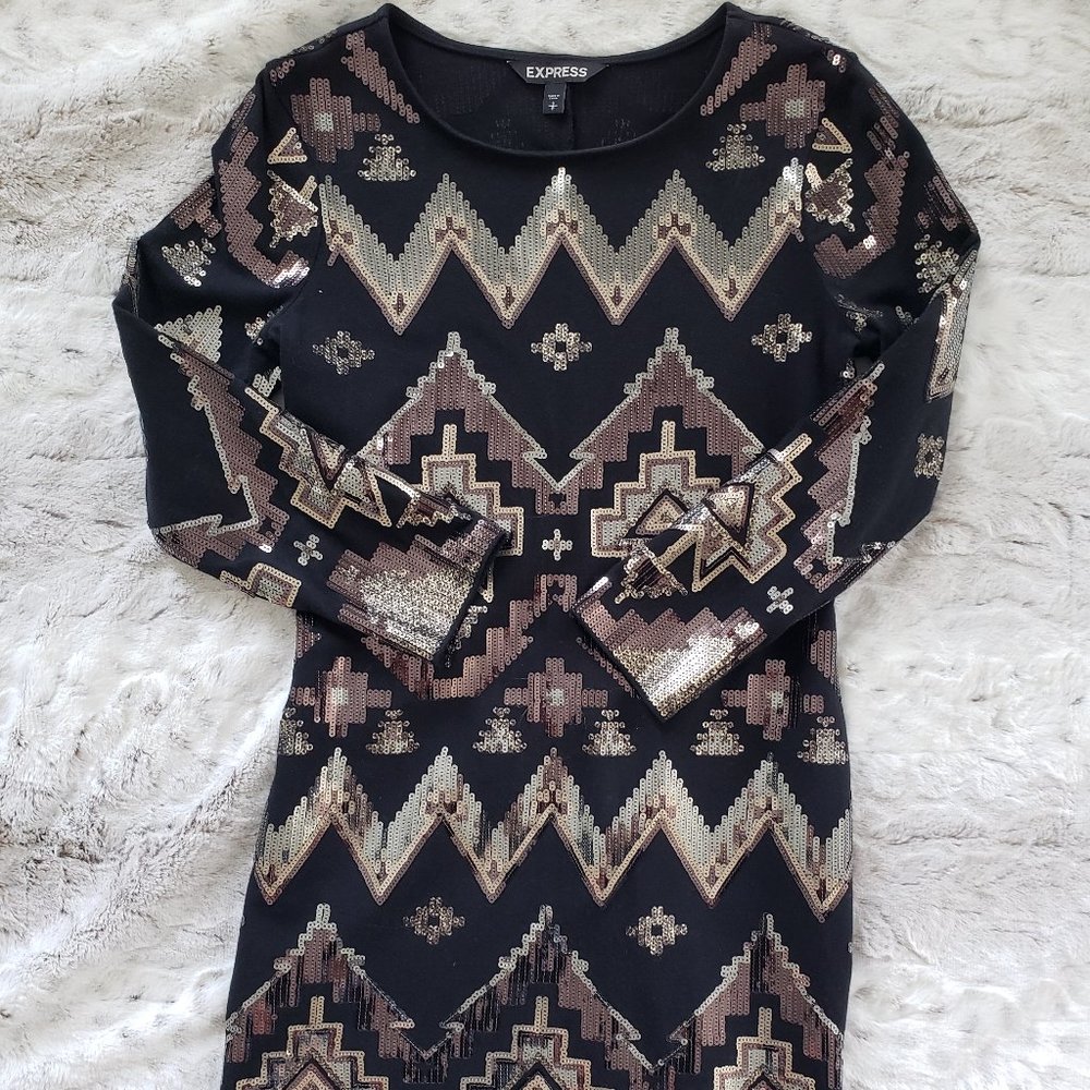 Express Sequin Dress